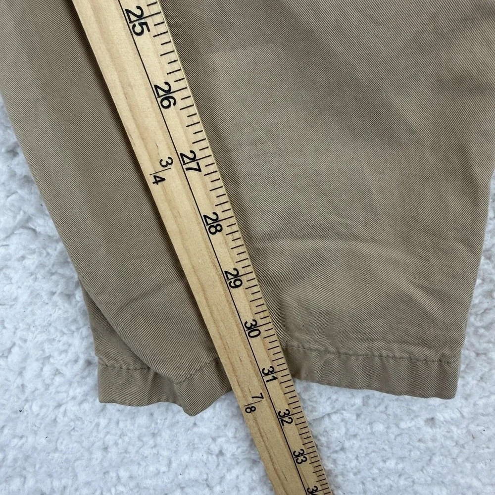 Norse Projects Aros Chino Pants Mens 34 Beige Slim Fit Light Twill Casual 34x31